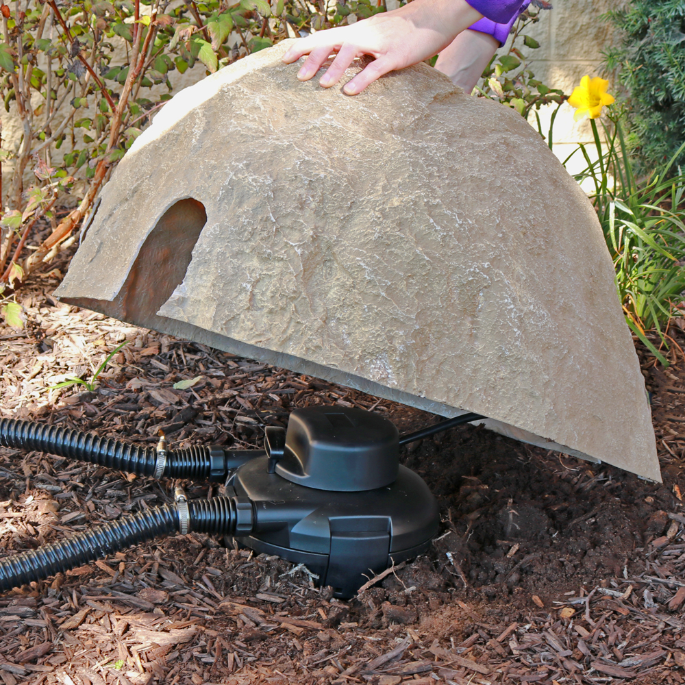 Rock Filter Cover Fiberglass Rock Cover The Pond Guy