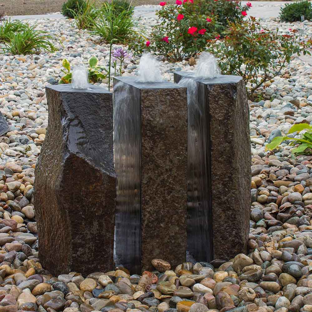 Split Basalt FountainWater FeaturesThe Pond guy