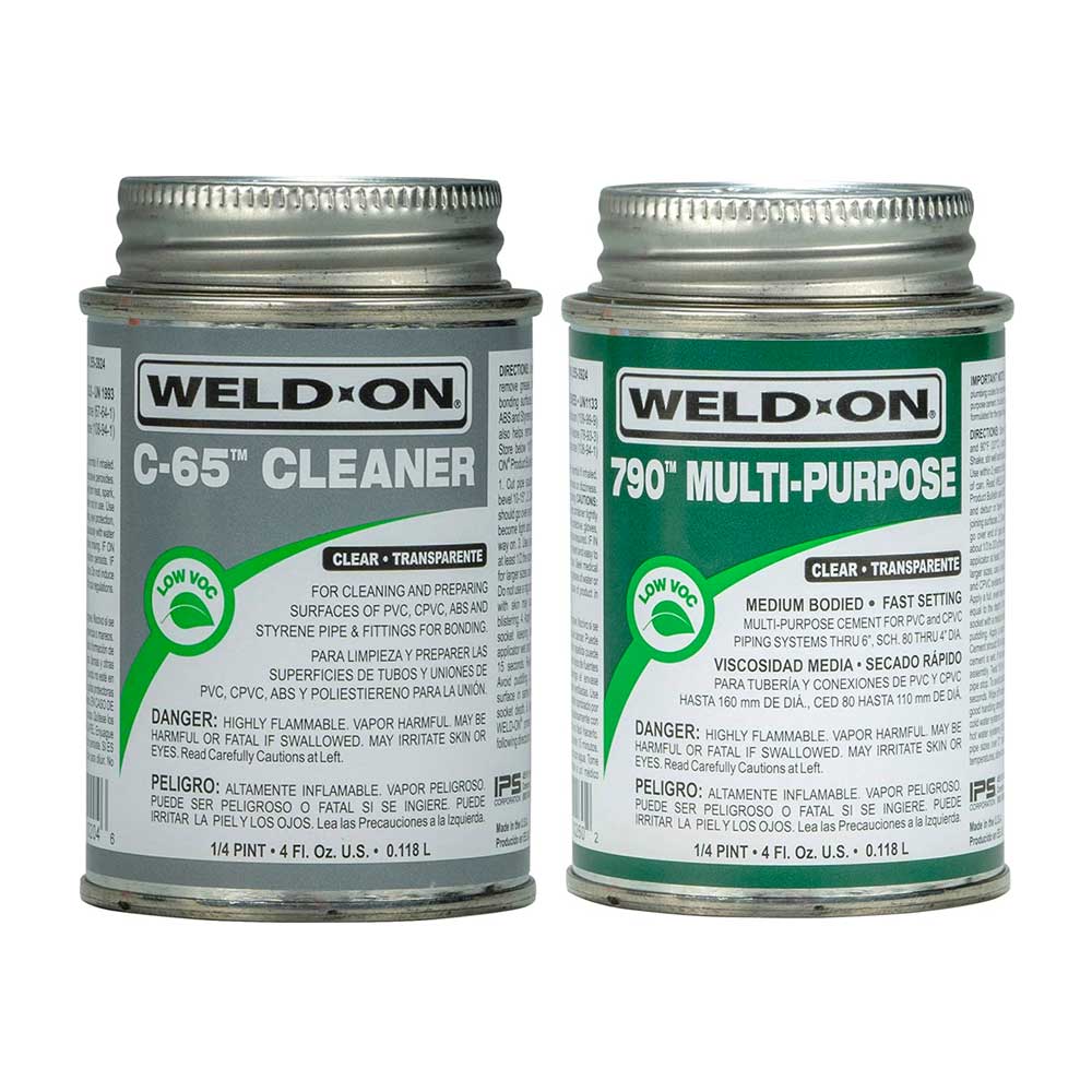 PVC Glue and Primer Plastic Pipe Glue The Pond Guy