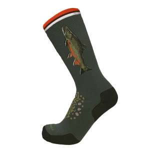 Big Brookie Trout Socks - Medium Weight
