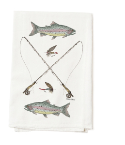 Fly Fishing Tea Towel