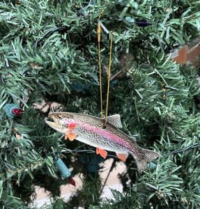 4 inch Rainbow Trout Ornaments