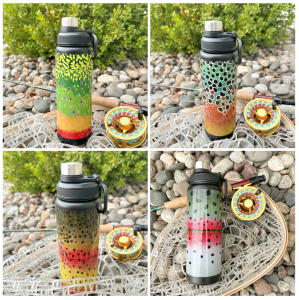Trout Water Bottles 32oz