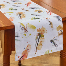 Trout Heaven Table Runner 13x36 Inches