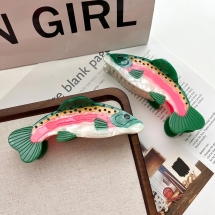 Rainbow Trout Hair Clip