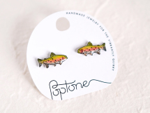 Rainbow Trout Earrings
