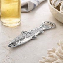 Silver Trout Bottle Opener