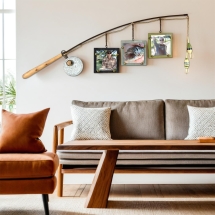 Fishing Pole Photo Collage Fishing Pole Photo Collage