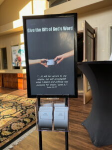 Bible Giving Stand The Gift Bible