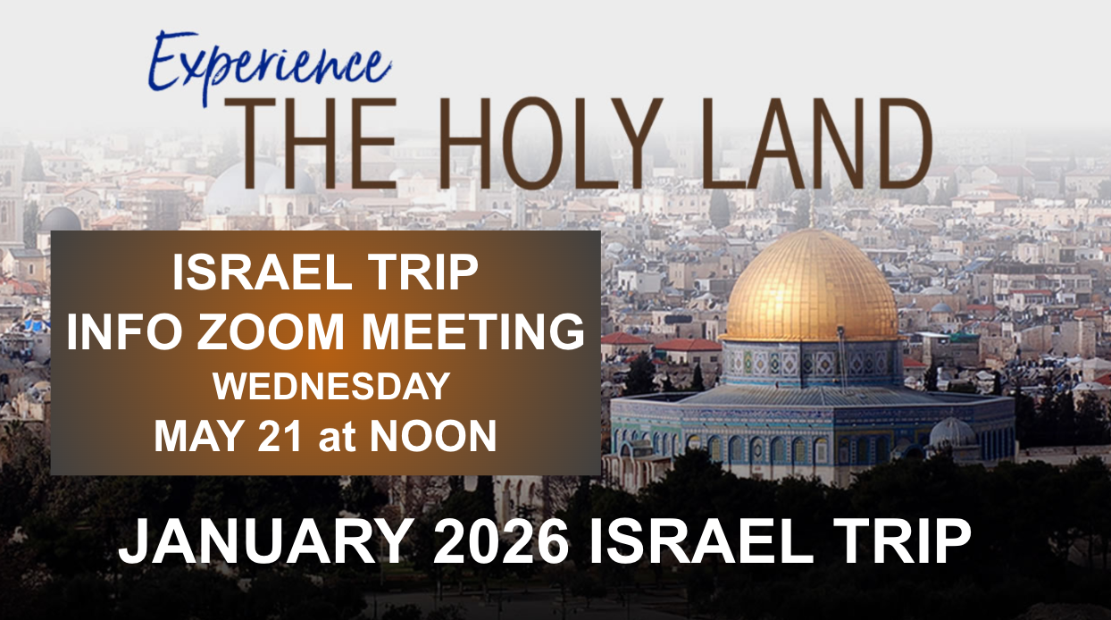 May 21 Israel Trip Info Zoom Meeting Featured Image