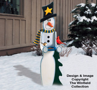 Wood Patterns Snowman Birdfeeder Woodcraft Pattern