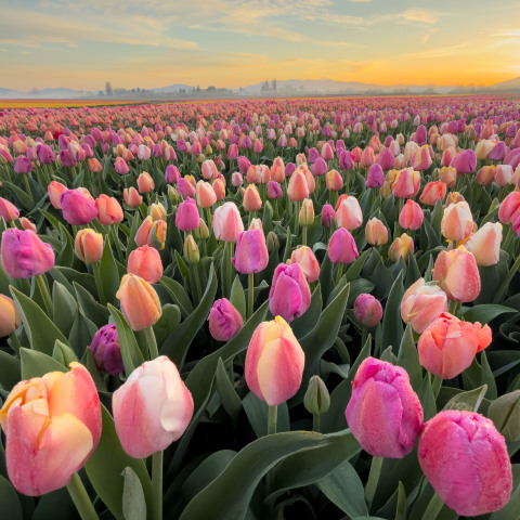 Rainbow Sherbet Tulip Mix
