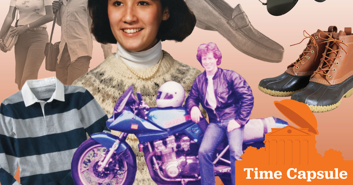 Then Trending UVA fashion over the years—VIRGINIA Magazine