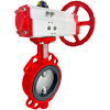 Pneumatic/Manual Butterfly Valves Wafer Style