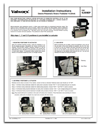 5299EP Series Electro-Pneumatic Rotary Positioners 4-20 mA