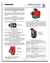 5610/5615/5616 Series Electric Actuators with DPS Positioner