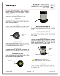5617 Series On/Off Electric Actuators