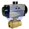 Air Actuated Brass Ball Valves- Scotch Yoke