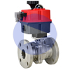 Electric Actuated Stainless Flanged Ball Valves - Multi-Voltage