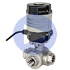 Electric Actuated Stainless 3-Way Ball Valves - Compact