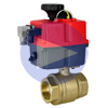 Electric Actuated Brass Ball Valves - Multi-Voltage
