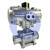 Air Actuated Sanitary Ball Valves - All Stainless