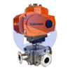 Explosion Proof 3-Way L-Port Sanitary Ball Valves