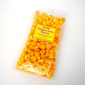 Cheddar Cheese Popcorn, Made with Real Cheese!