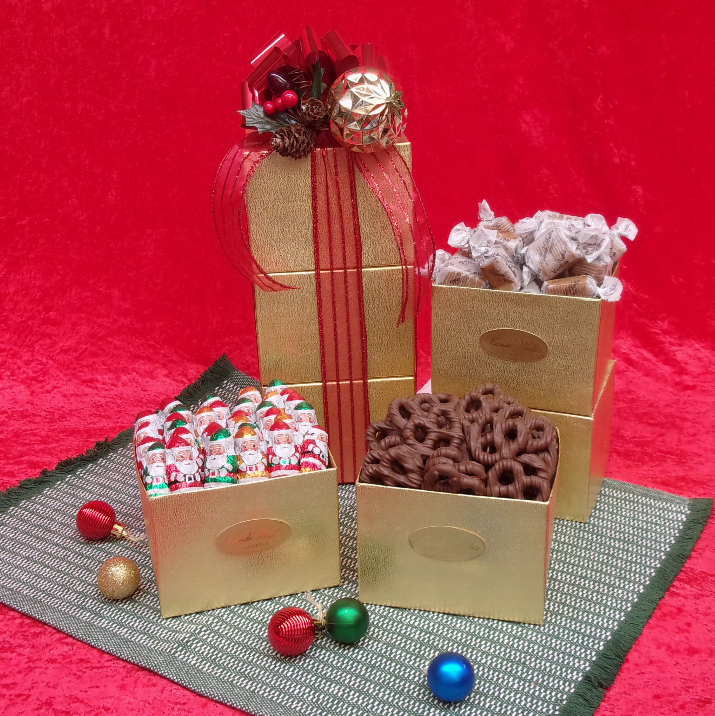 Winter Wonderland 3-Box Gift Tower