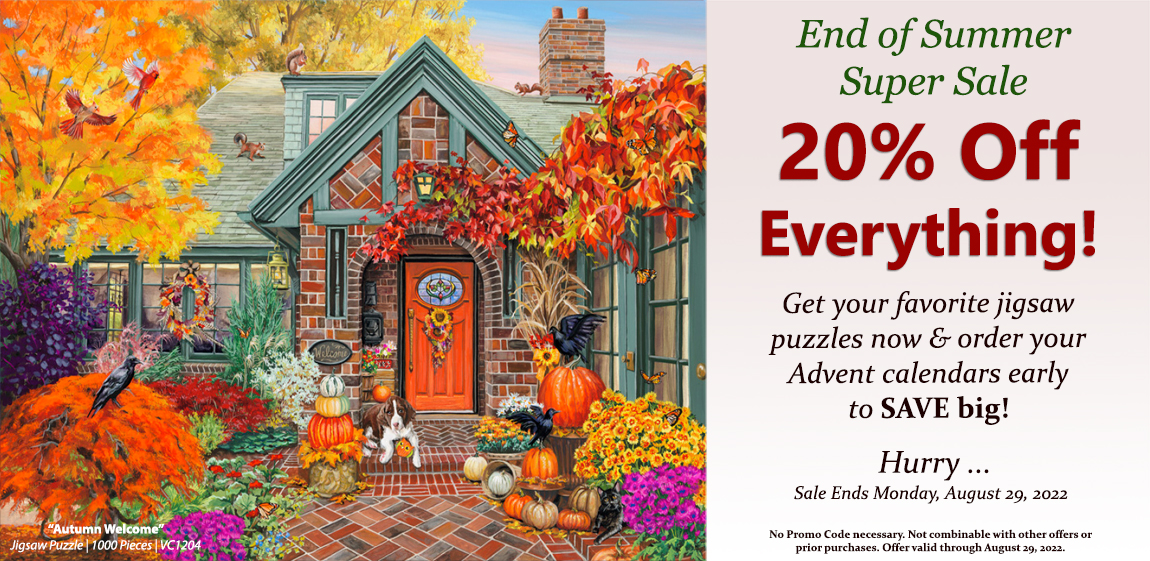 Advent Calendars, Advent Wreaths, Christmas Cards, Jigsaw Puzzles