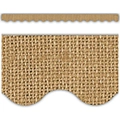 Burlap Scalloped Border Trim