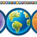 Outer Space Crew Planets Die-Cut Border Trim