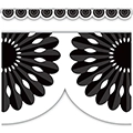 Black & White Fiesta Die-Cut Border Trim