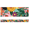 Floral Garden Straight Bulletin Board Borders