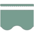 Retreat Green Scalloped Border Trim