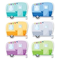 Woodland friends Vintage Trailers Designer Cut-Outs