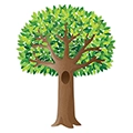 Apple Time Jumbo Tree Bulletin Board Set