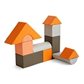 HABA&reg; Pro 11-Piece Foam Building Block Set