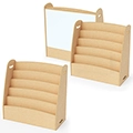 Copernicus Seoras 5-Shelf Book Displays - Solid Kickplate