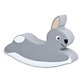 Moje Bambino&reg; Bunny Foam Rocker Seat