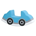 Moje Bambino&reg; Car Foam Rocker Seat