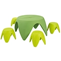 WESCO&reg; Flora Table & Chairs Set - Table and 4 Stools (10-1/4 in.H)