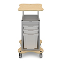 Gratnells&reg; MyBase&reg; Cart with Storage Trays