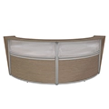 Regency Marque Plexi-Glass Front Reception Desk - Double