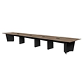 Regency Array Rectangle Conference Table - 20 ft. w/4 Charging Port
