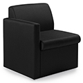 GLOBAL Braden&trade; Modular Lounge Seating - Single Seat with Right Arm