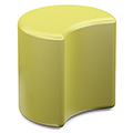 Russwood&reg; VISIT Modular Seating - Round Stool with cutout, Vinyl