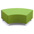 Russwood&reg; Palette&trade; Soft Lounge Seating - Curved Bench, Vinyl