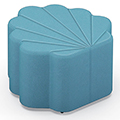 HPFI&reg; Flex Fun in the Sun Ottomans - Seashell