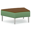 HPFI&reg; Eve Team Lounge Seating - 30&deg; Curved Wedge Table
